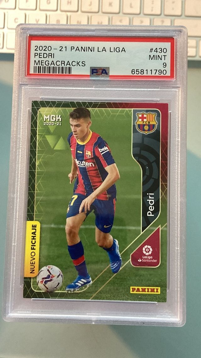 Pedri rookie megacracks PSA 9