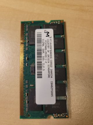 512 Mb de RAM para portátil mac g4