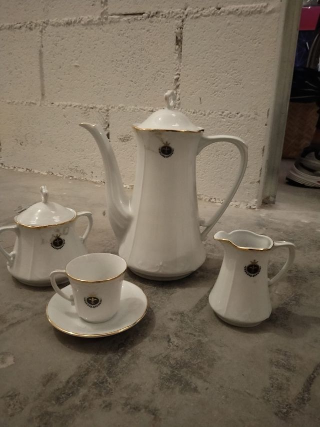 juego de café porcelana