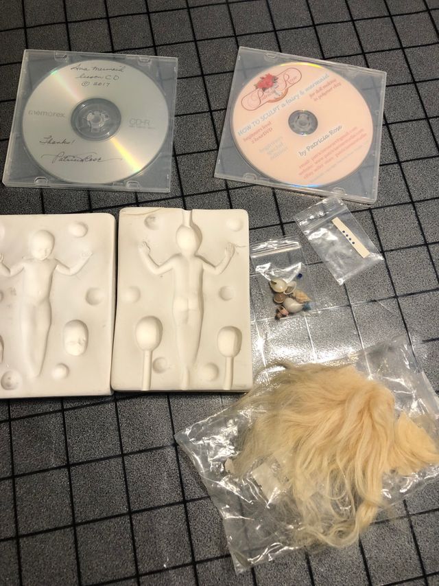 Molde y kit para hacer sirenas y Hadas.