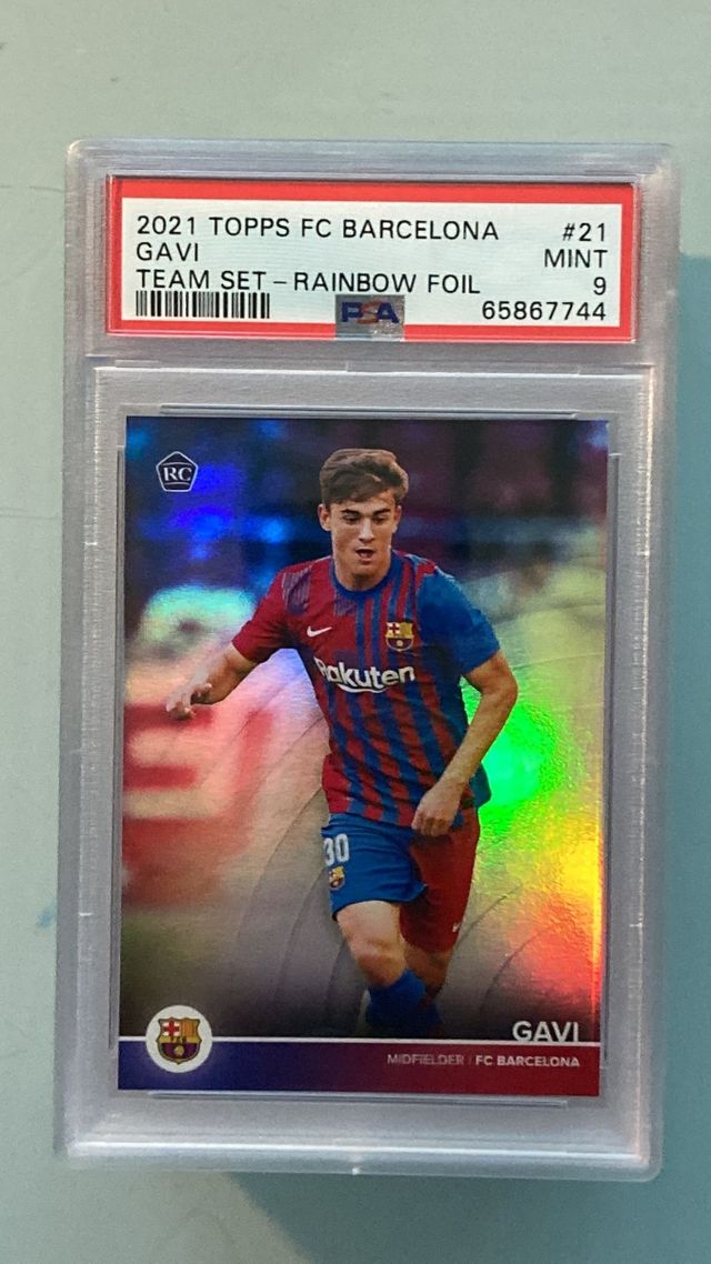 Gavi rookie PSA 9 paralelo limitado a 275