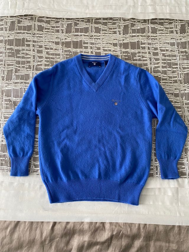 Jersey de lana azul GANT 5-6 años