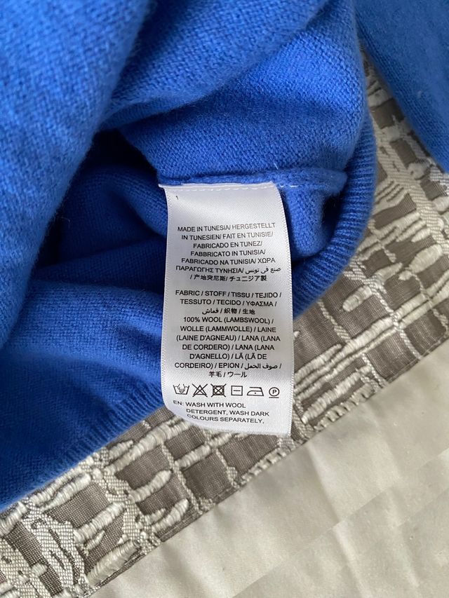 Jersey de lana azul GANT 5-6 años