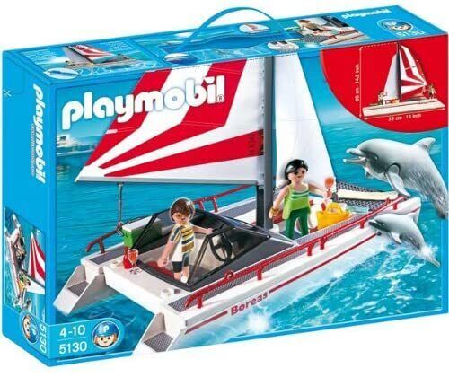 PLAYMOBIL 5130 CATAMARAN y delfines