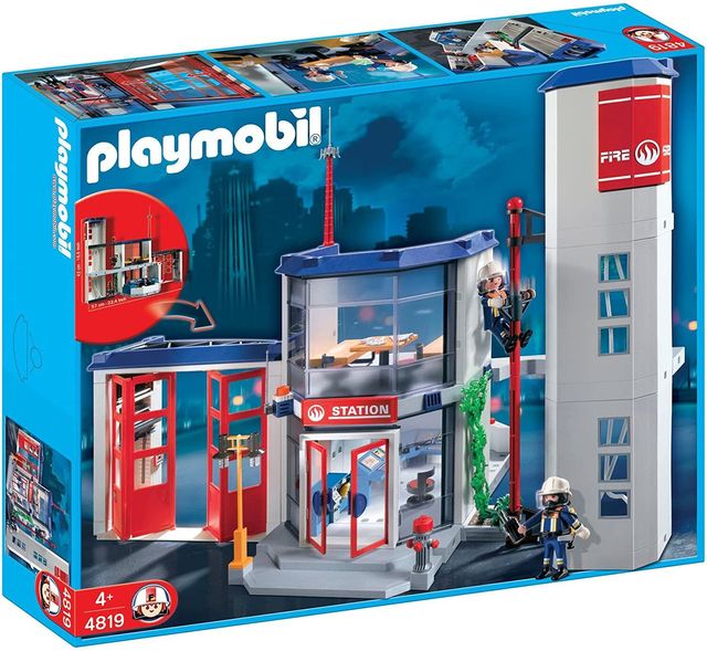 PLAYMOBIL 4819 Parque de Bomberos + Ext. PARED