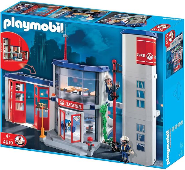 PLAYMOBIL 4819 Parque de Bomberos + Ext. PARED