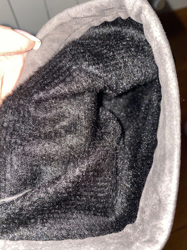 Botas altas de ante con tacón