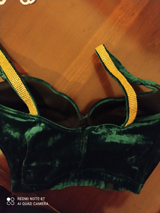 Top in velluto per serate