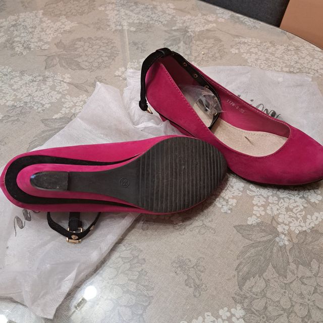 zapatos ante y dentro piel talla 38