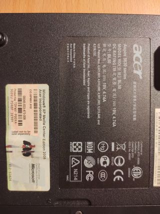 Portatil Acer Aspire 5630 15"
