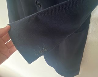 Chaqueta pana azul marino hombre talla L