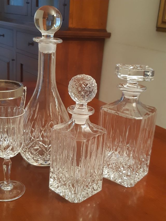 Set in cristallo di Boemia