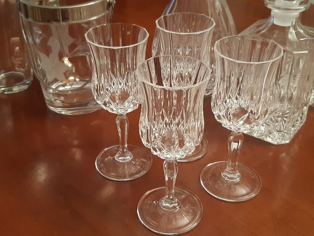 Set in cristallo di Boemia