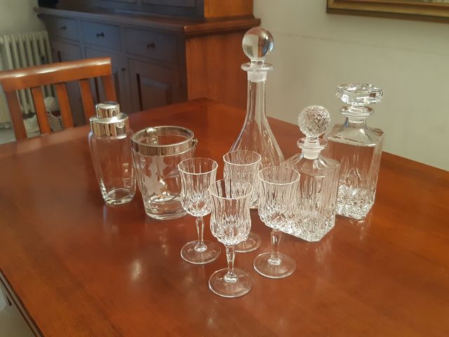 Set in cristallo di Boemia