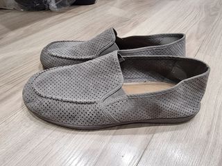 zapato mocasin ante hombre horma ancha