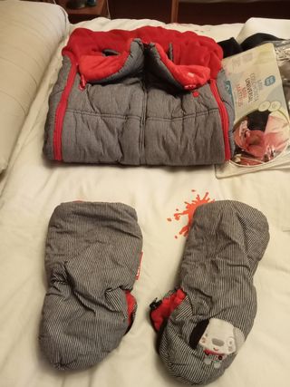 saco invierno + guantes tuc tuc colección pirata 