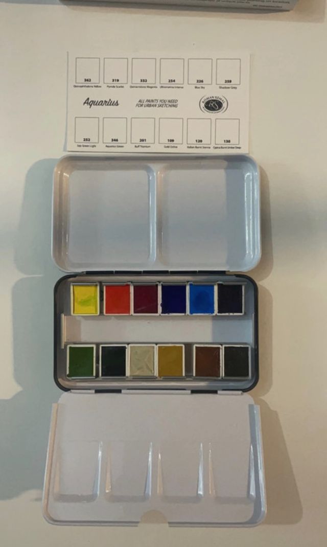 Caja acuarelas Szmal