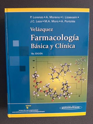 Libro Farmacología basica y clinica.Velazquez 18ed