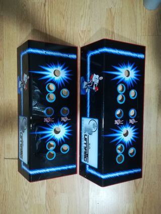 panel de mandos maquina recreativa arcade bezel 
