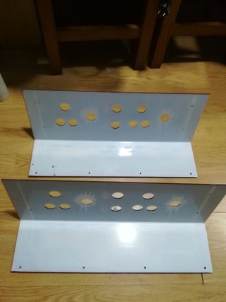 panel de mandos maquina recreativa arcade bezel 