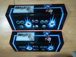 panel de mandos maquina recreativa arcade bezel 