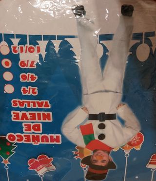 disfraz de  Muñeco de Nieve  
NO HAGO ENVÍOS 