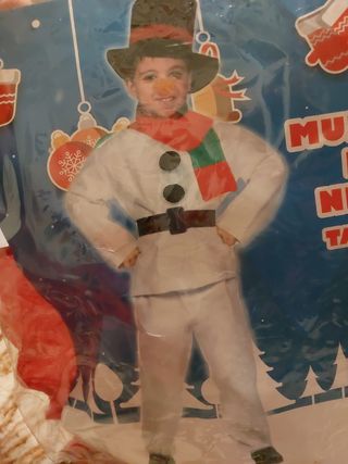 disfraz de  Muñeco de Nieve  
NO HAGO ENVÍOS 