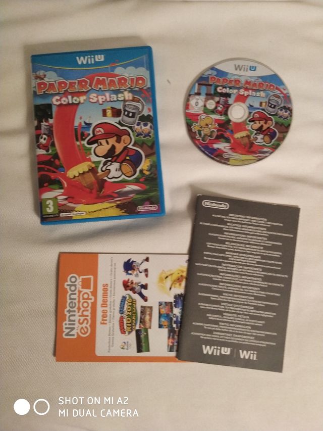 Juego Wii U Paper Mario color splash