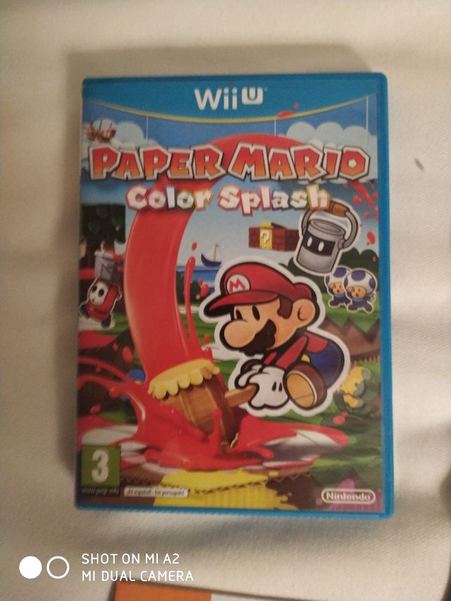 Juego Wii U Paper Mario color splash