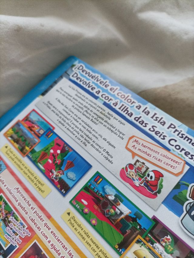 Juego Wii U Paper Mario color splash