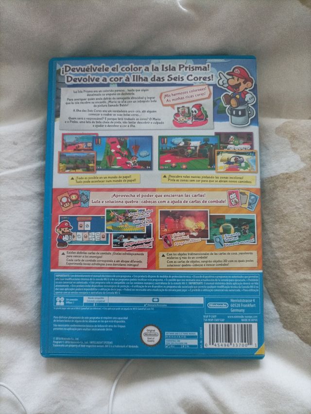 Juego Wii U Paper Mario color splash