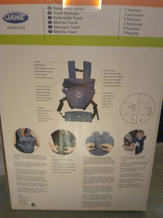 Mochila portabebé desde 0 meses,marca JANE