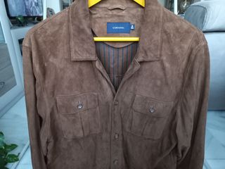 Chaqueta ante color marrón claro