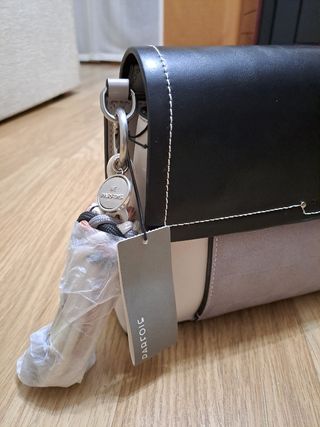 Bolso parfois Nuevo, Gris y Negro