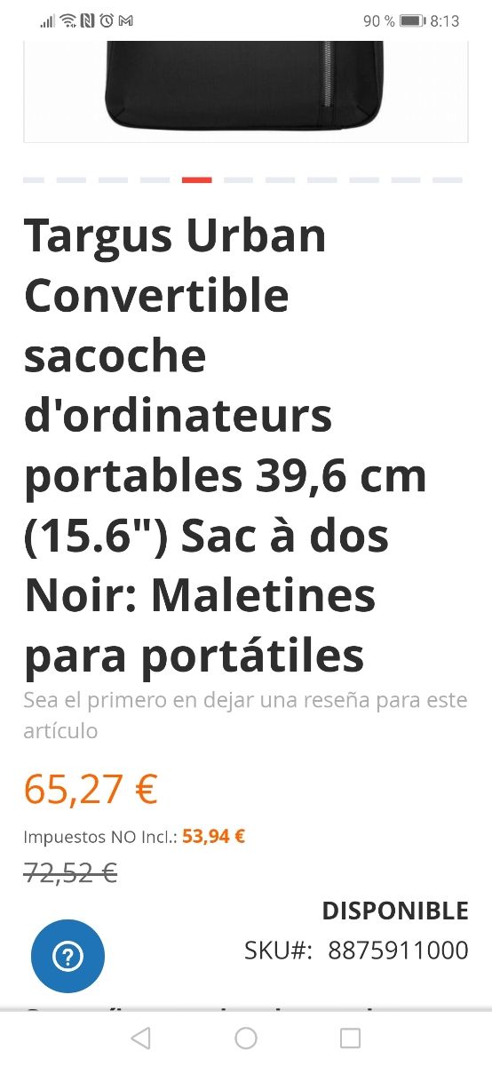 Targus URBAN mochila convertible