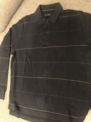 Polo manga larga Massimo Dutti Talla 38 / M