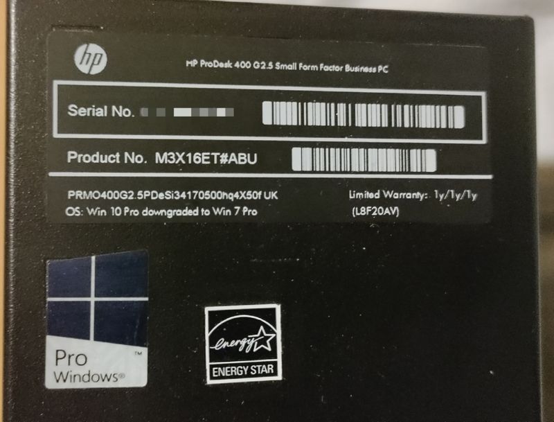 HP ProDesk 400 G2,5 Small Form afbeelding 4