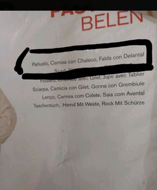Disfraz De Pastora Talla S