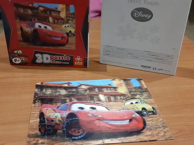 Puzzle Cars 2. Disney PIXAR. 3 D. 56 piezas.
