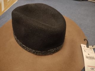 nuevo sombrero 100% lana de zara