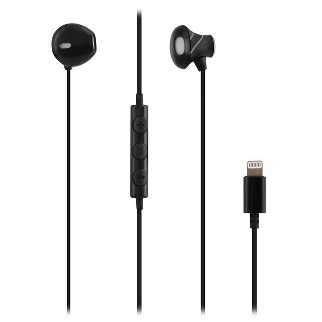 Auricolari Lightning neri per Apple