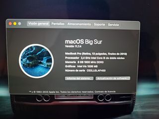 Apple MacBook Pro 13" Retina A1502 8GB RAM/256GB 
