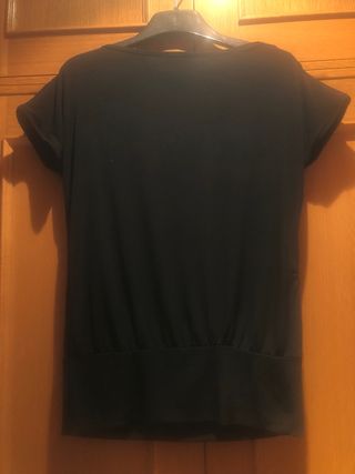 Camisa negra lentejuelas fiesta de Elogy 