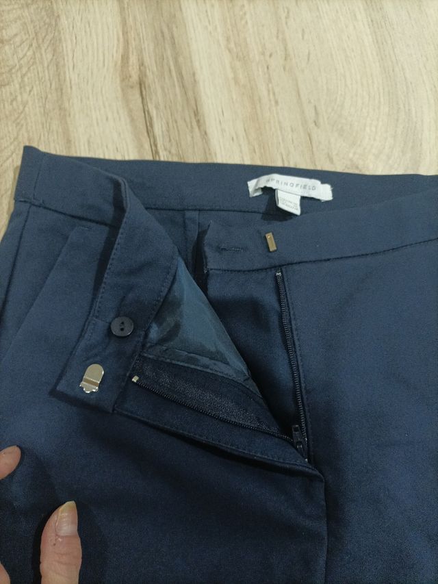pantalón sprinfingd nuevo en azul marino