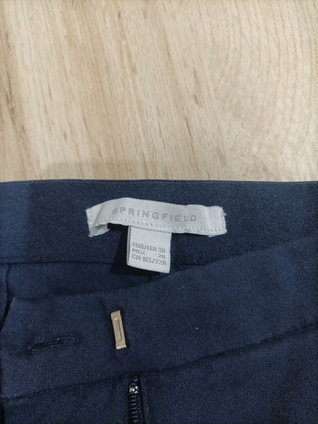 pantalón sprinfingd nuevo en azul marino