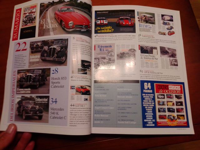 LOTE REVISTAS COCHES CLÁSICOS.