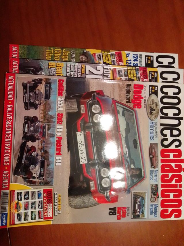 LOTE REVISTAS COCHES CLÁSICOS.