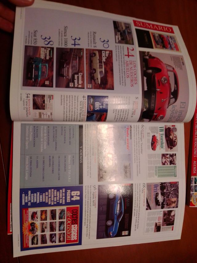 LOTE REVISTAS COCHES CLÁSICOS.