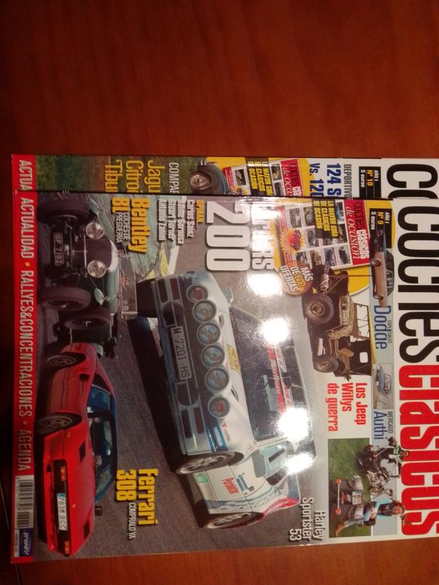 LOTE REVISTAS COCHES CLÁSICOS.
