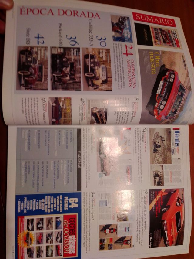 LOTE REVISTAS COCHES CLÁSICOS.
